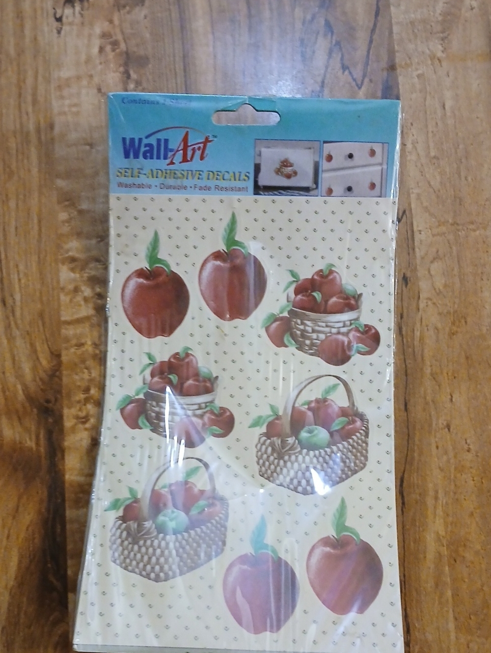 Red Apple Self-Adhesive Decals